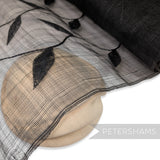 90cm Winding Leaf Applique Sinamay Abaca Fabric - 1/2m
