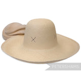 Fine 'X' Vintage Ecuador Panama Straw Capeline Hat Body - 12.5"