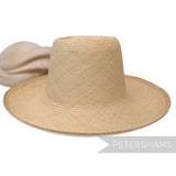 Simple Weave Vintage Ecuador Panama Straw Capeline Hat Body - 12"