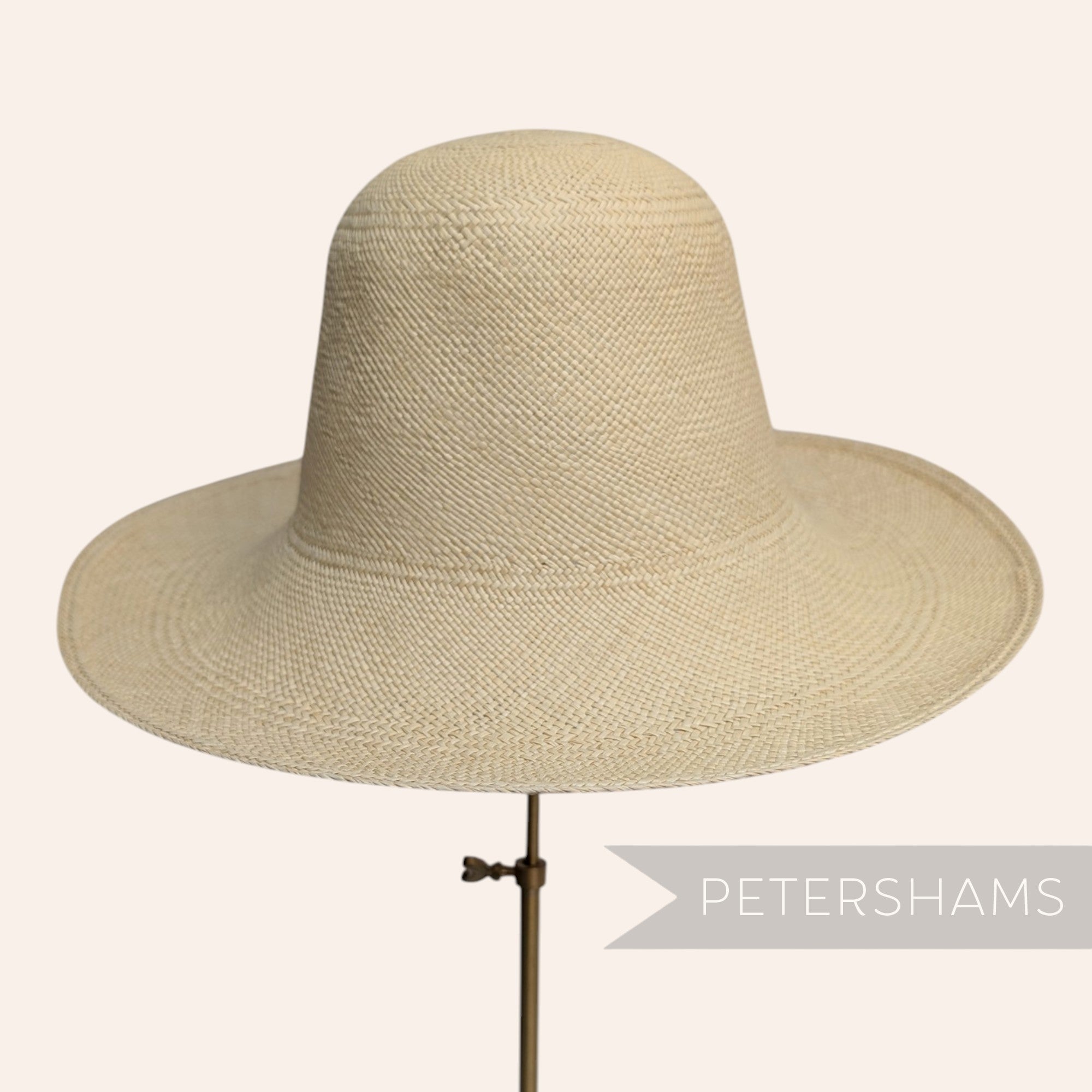 Classic Weave Vintage Ecuador Panama Straw Capeline Hat Body - 11"