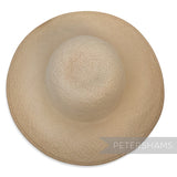 Chevron Fine Vent Vintage Ecuador Panama Straw Capeline Hat Body - 12"