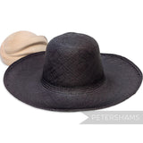Classic Weave Vintage Ecuador Panama Straw Capeline Hat Body - 12.5"
