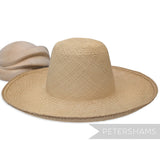 Classic Weave Vintage Ecuador Panama Straw Capeline Hat Body - 12"