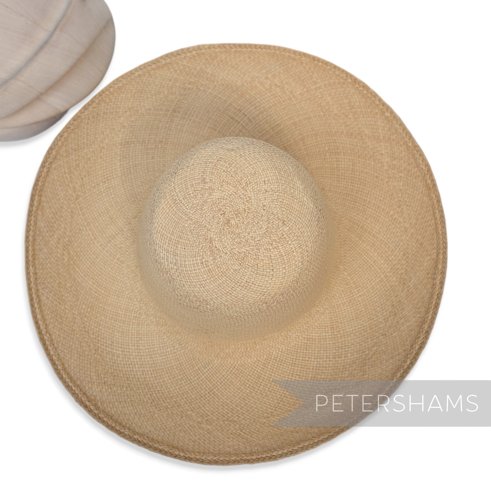 Classic Weave Vintage Ecuador Panama Straw Capeline Hat Body - 12"