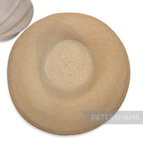 Classic Weave Vintage Ecuador Panama Straw Capeline Hat Body - 12"