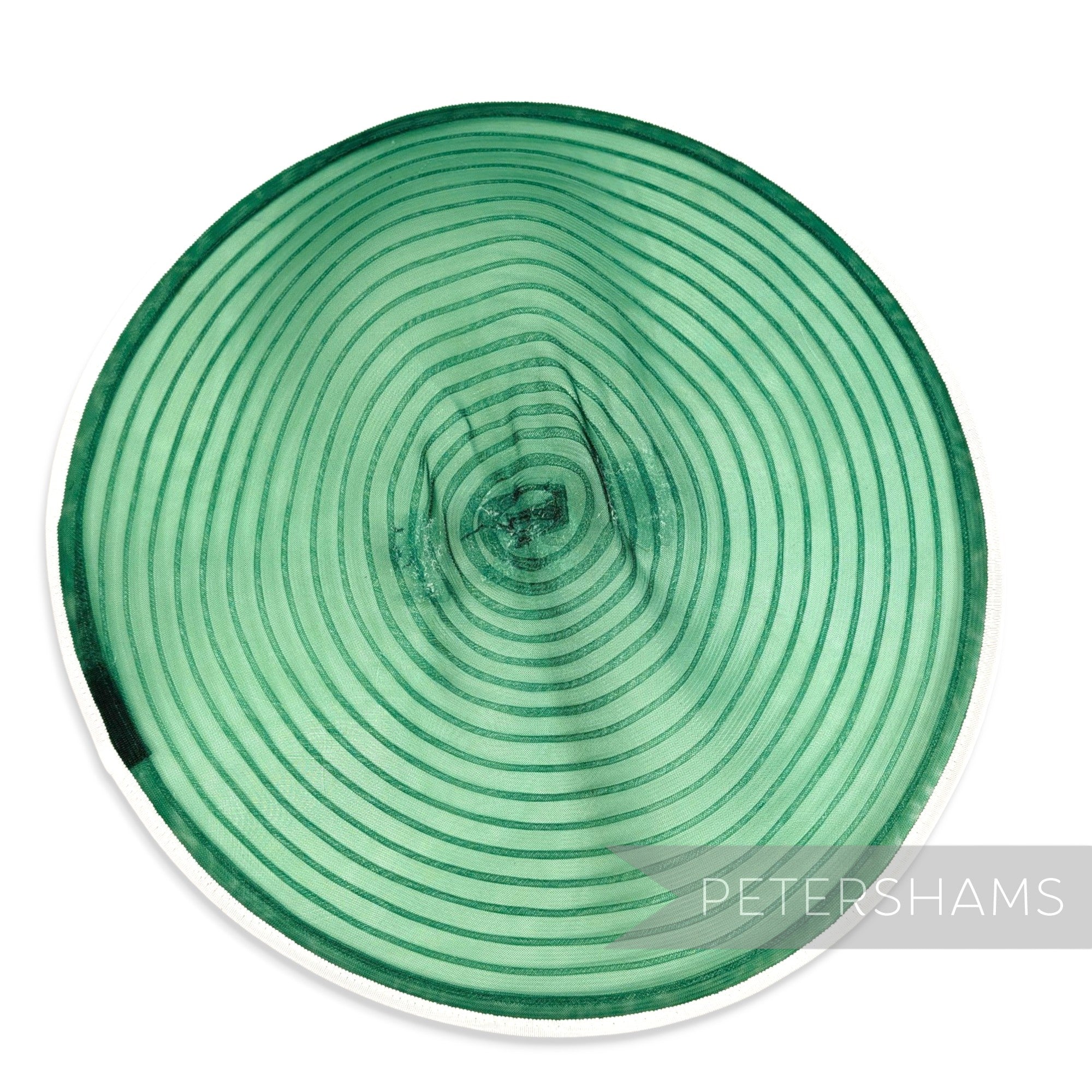 *Sale* 46cm Wide Emerald Green Petersham Edge Crin Circle