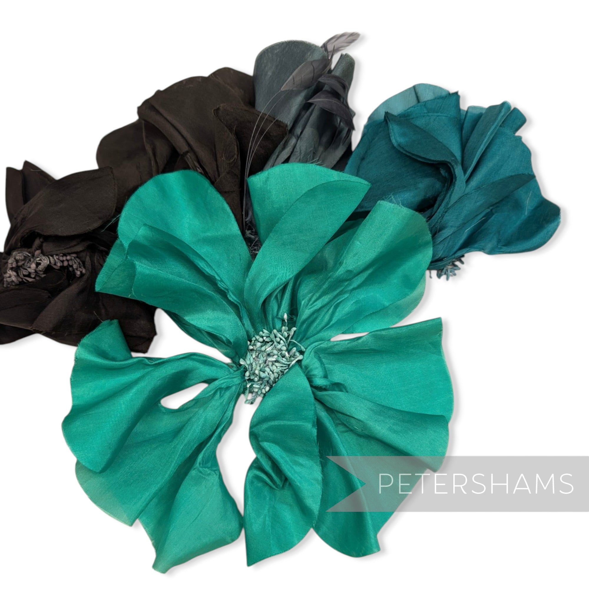 *Sale* Worked XL Silk Flower Remnant Bags