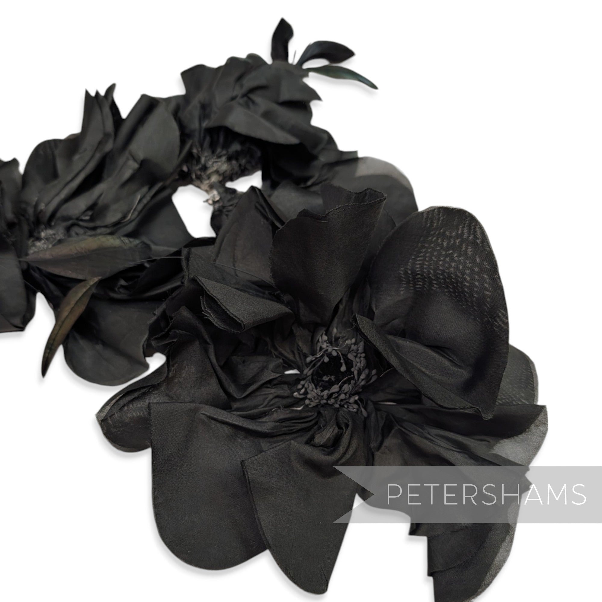 *Sale* Worked XL Silk Flower Remnant Bags