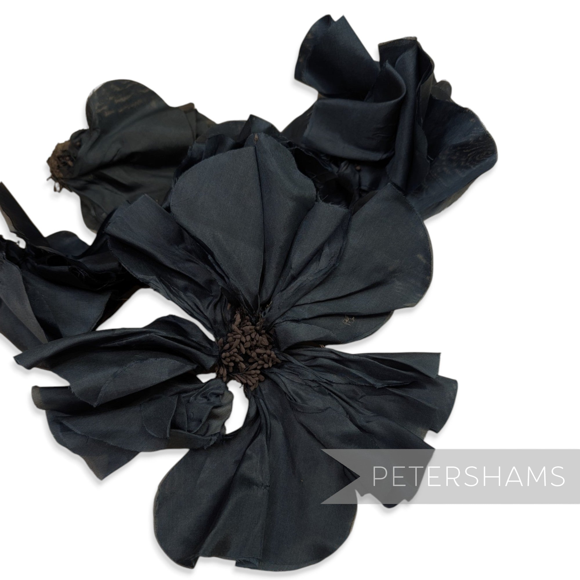 *Sale* Worked XL Silk Flower Remnant Bags