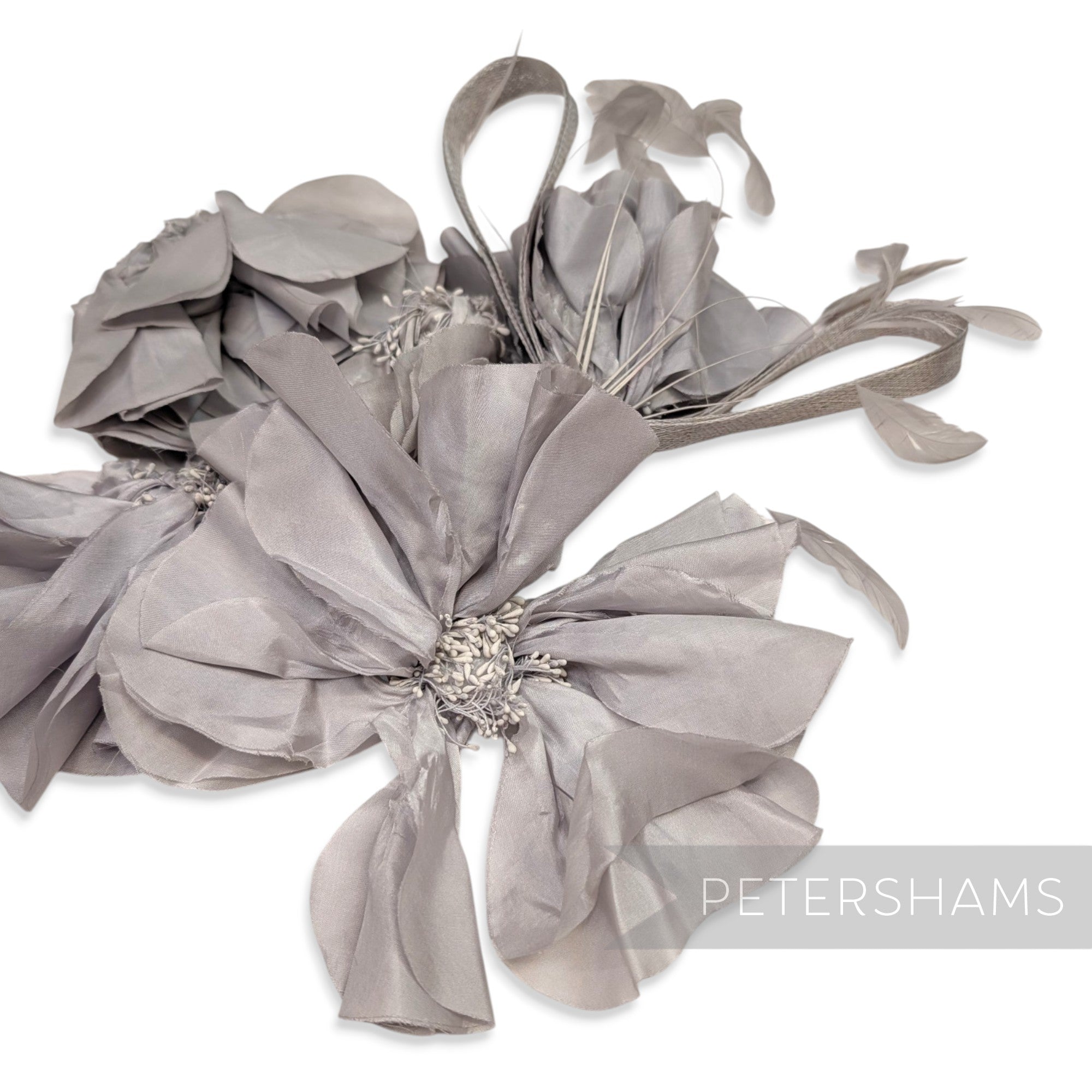 *Sale* Worked XL Silk Flower Remnant Bags