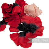 *Sale* Worked XL Silk Flower Remnant Bags