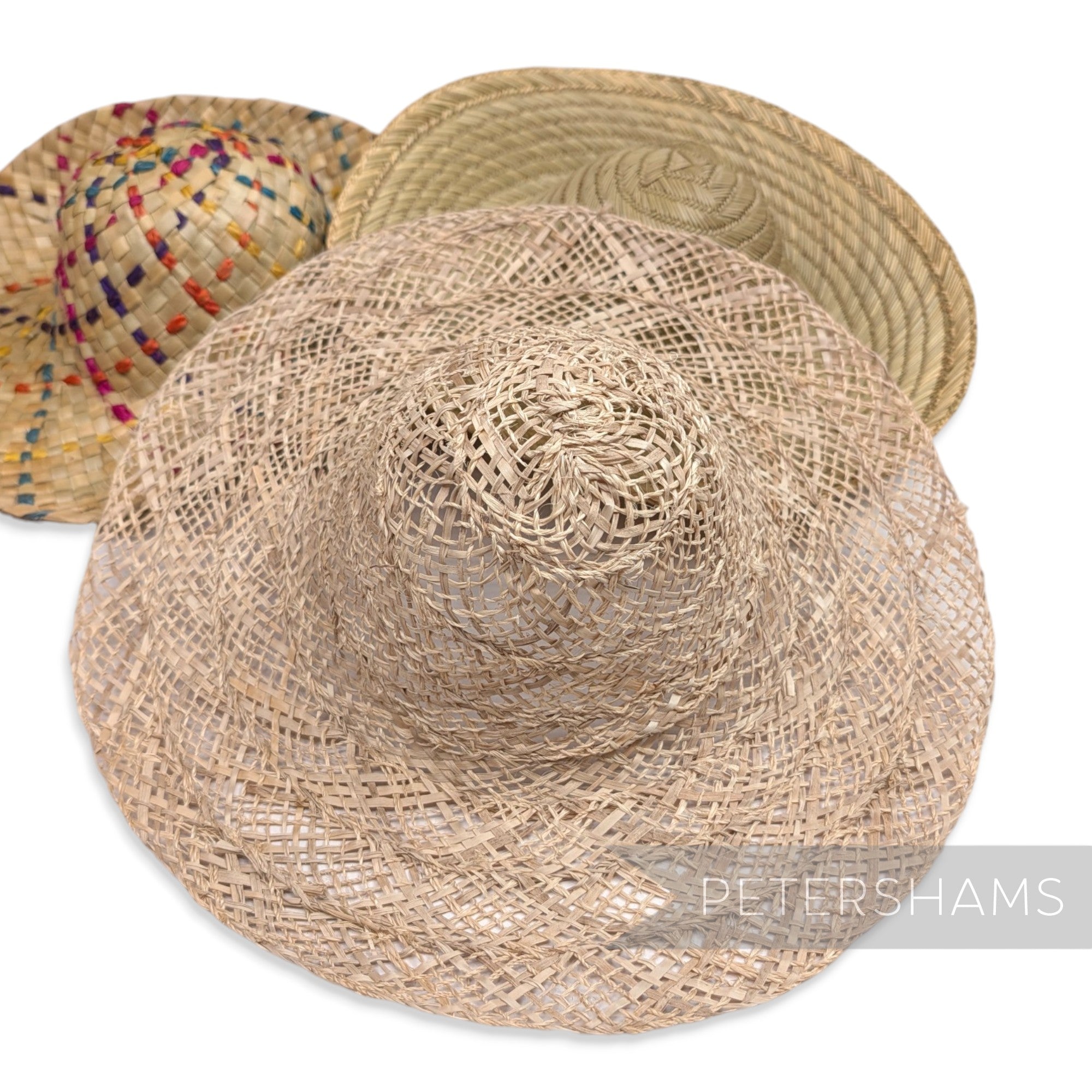 *Sale* Bundle of 3 Straw Capelines - Stack 10