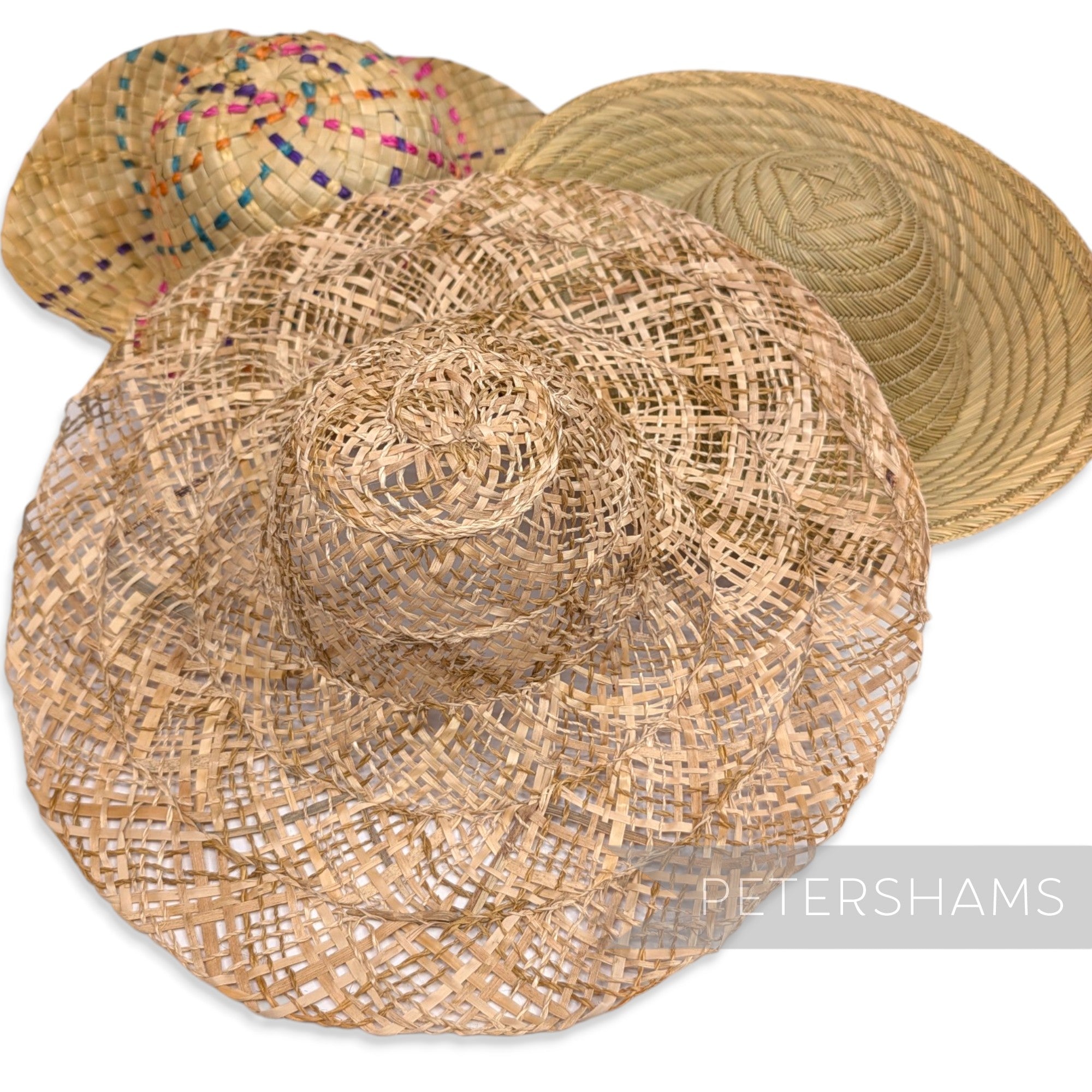 *Sale* Bundle of 3 Straw Capelines - Stack 9