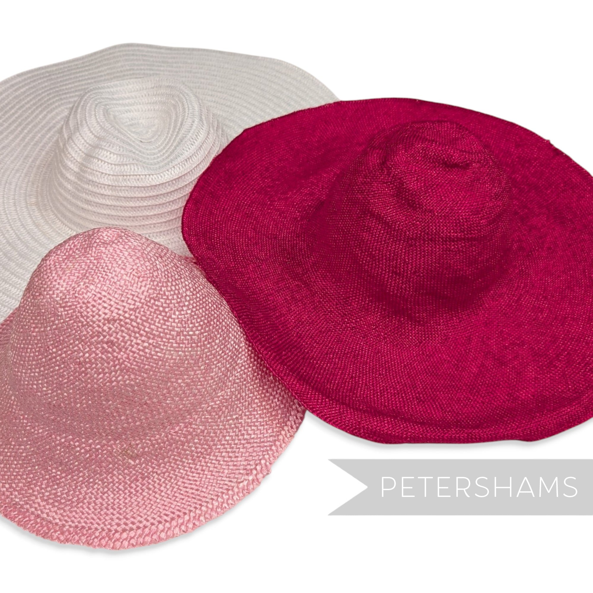 *Sale* Bundle of 3 Visca / PP Capelines - Stack 5