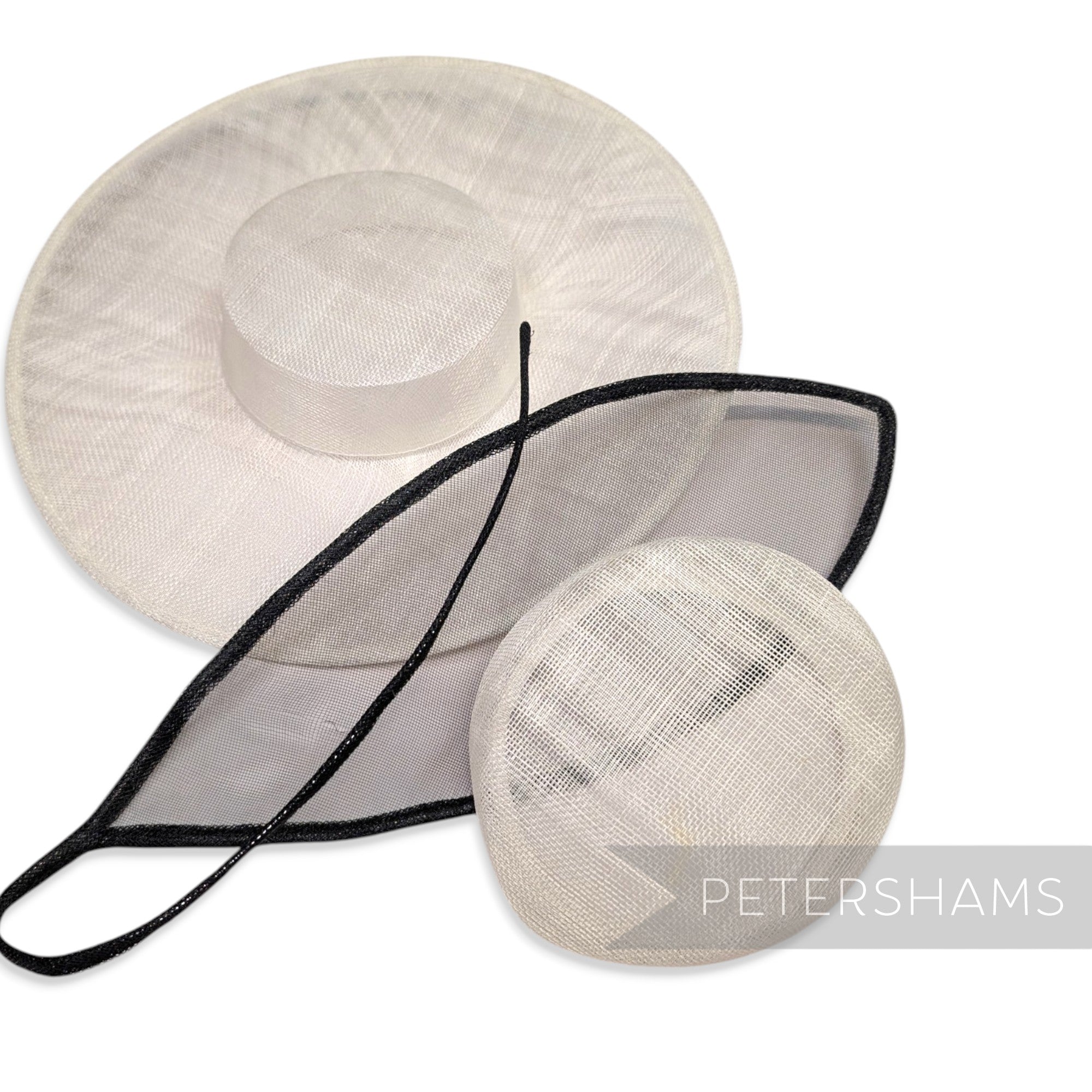 *Sale* Set of 3 Sinamay Fascinator Bases - Set 4