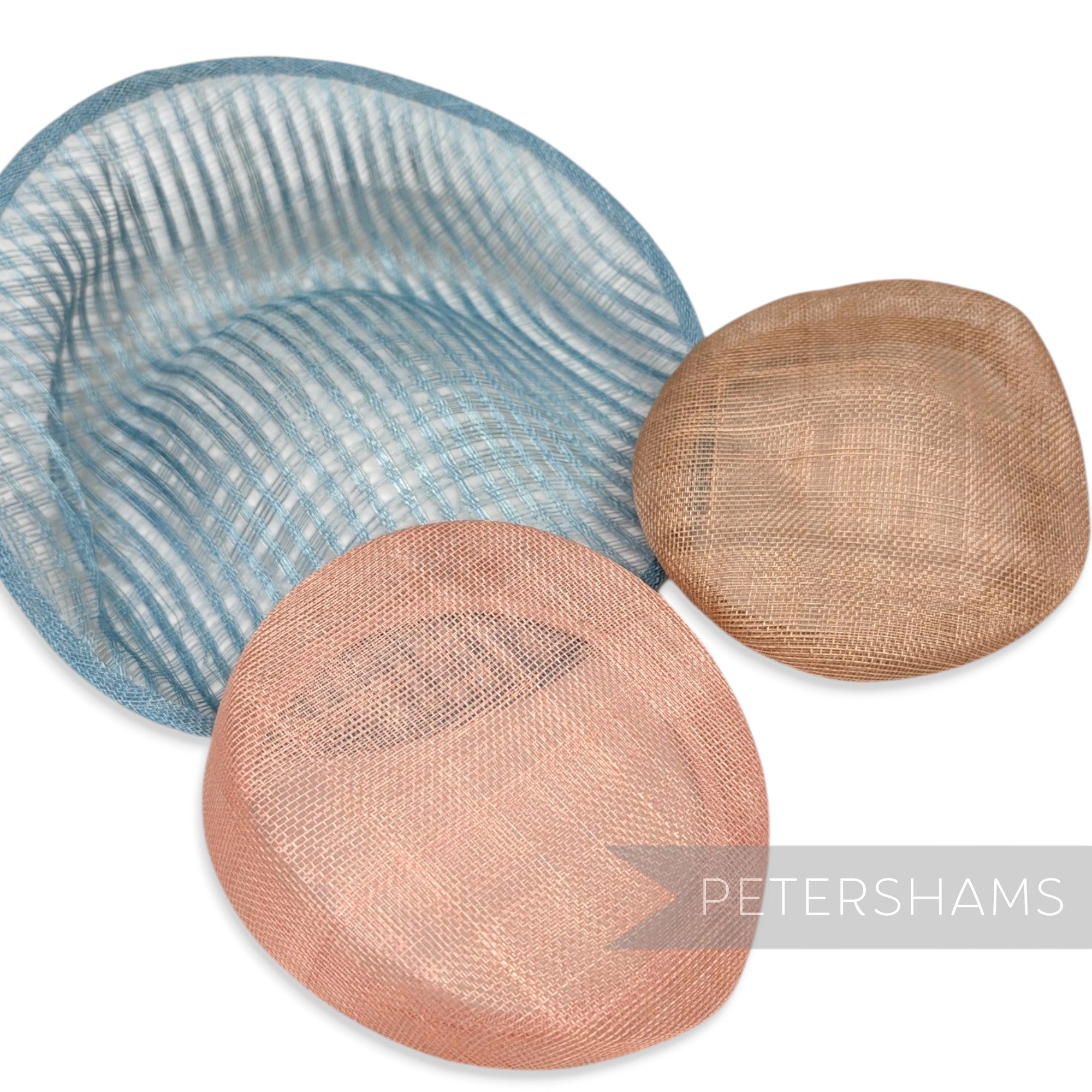 *Sale* Set of 3 Sinamay Fascinator Bases - Set 2