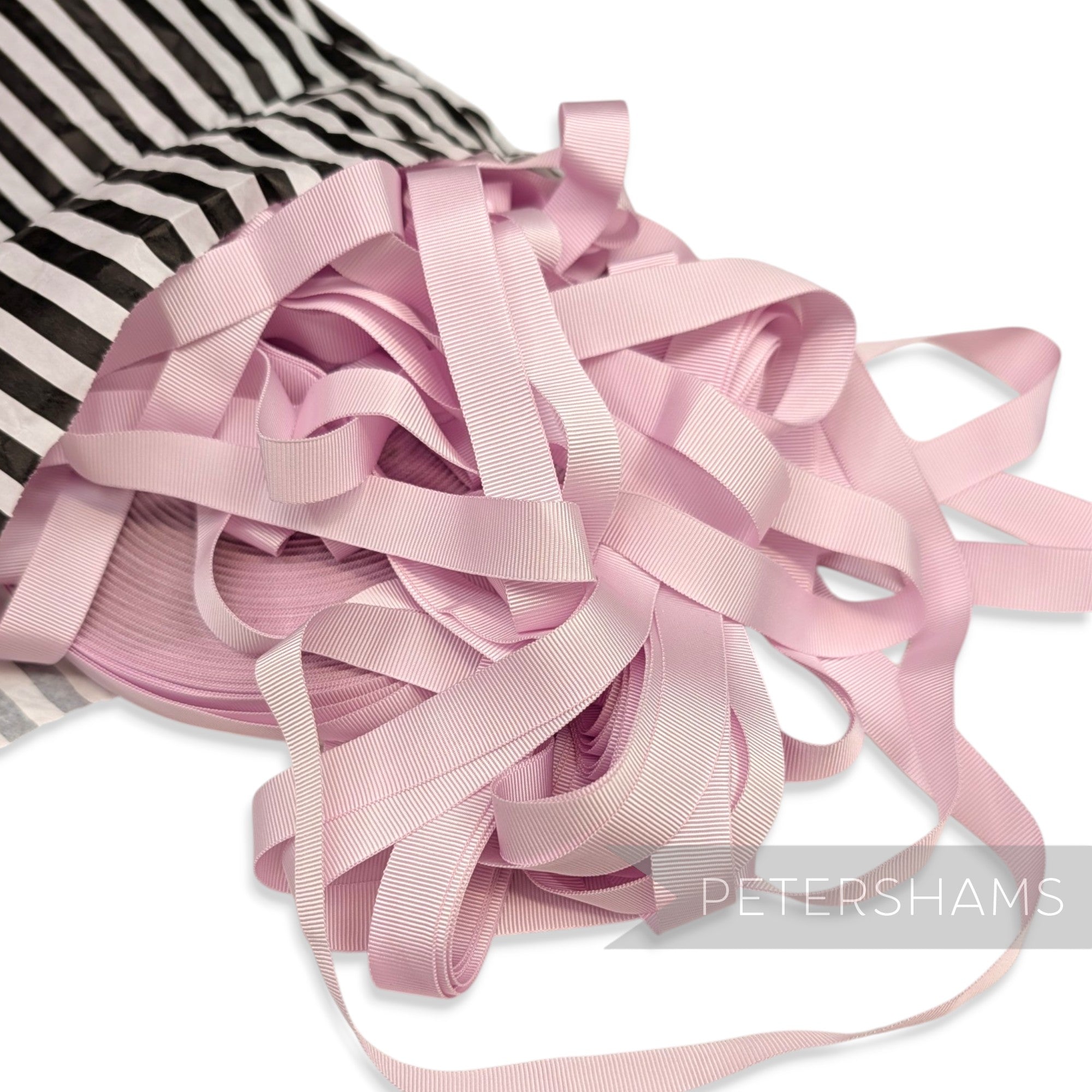 *Sale* Busted Open Huge Roll of Orchid Pink/Purple Grosgrain Ribbon 15mm