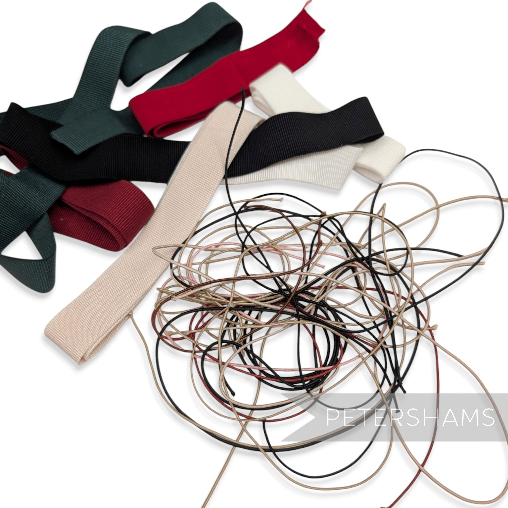 *Sale* Hat Elastic & Elasticated Grosgrain Remnant Bundle
