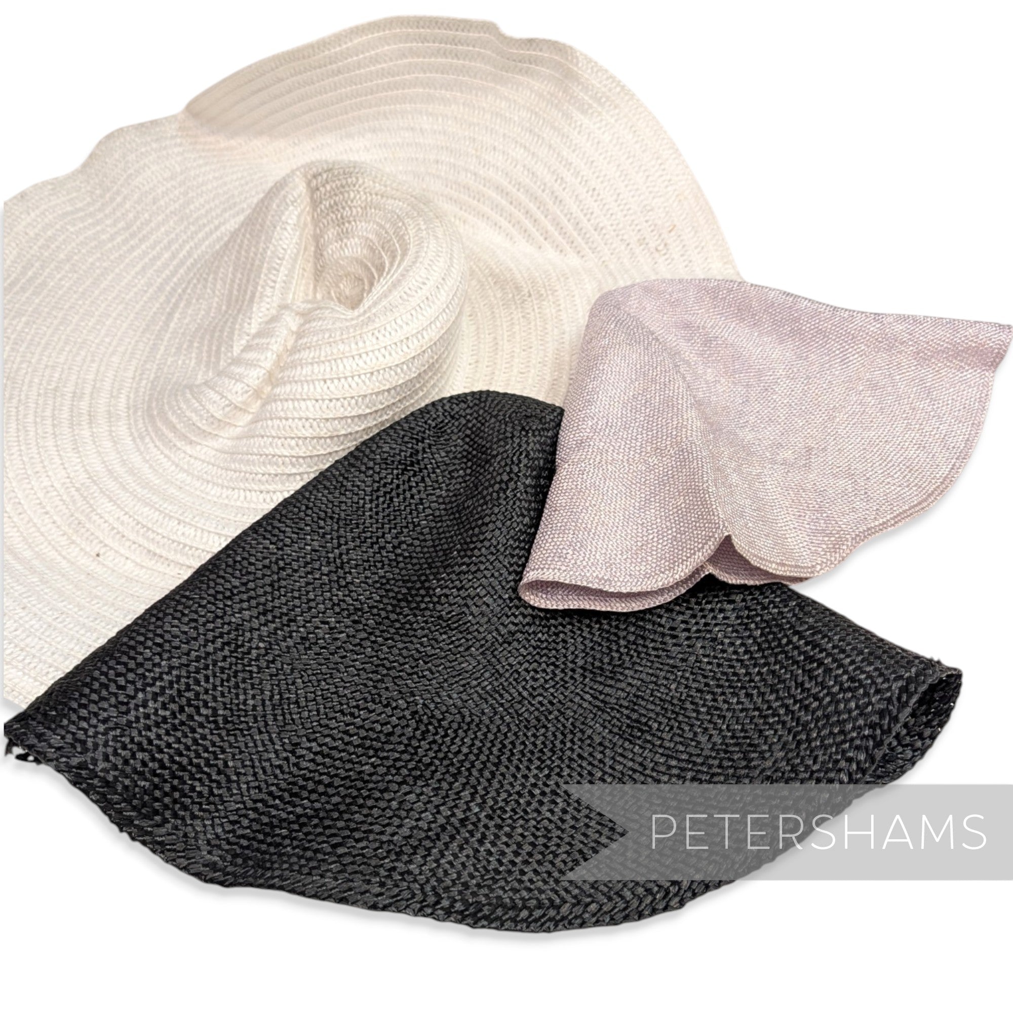 *Sale* Bundle of 3 Visca / PP Capelines - Stack 4
