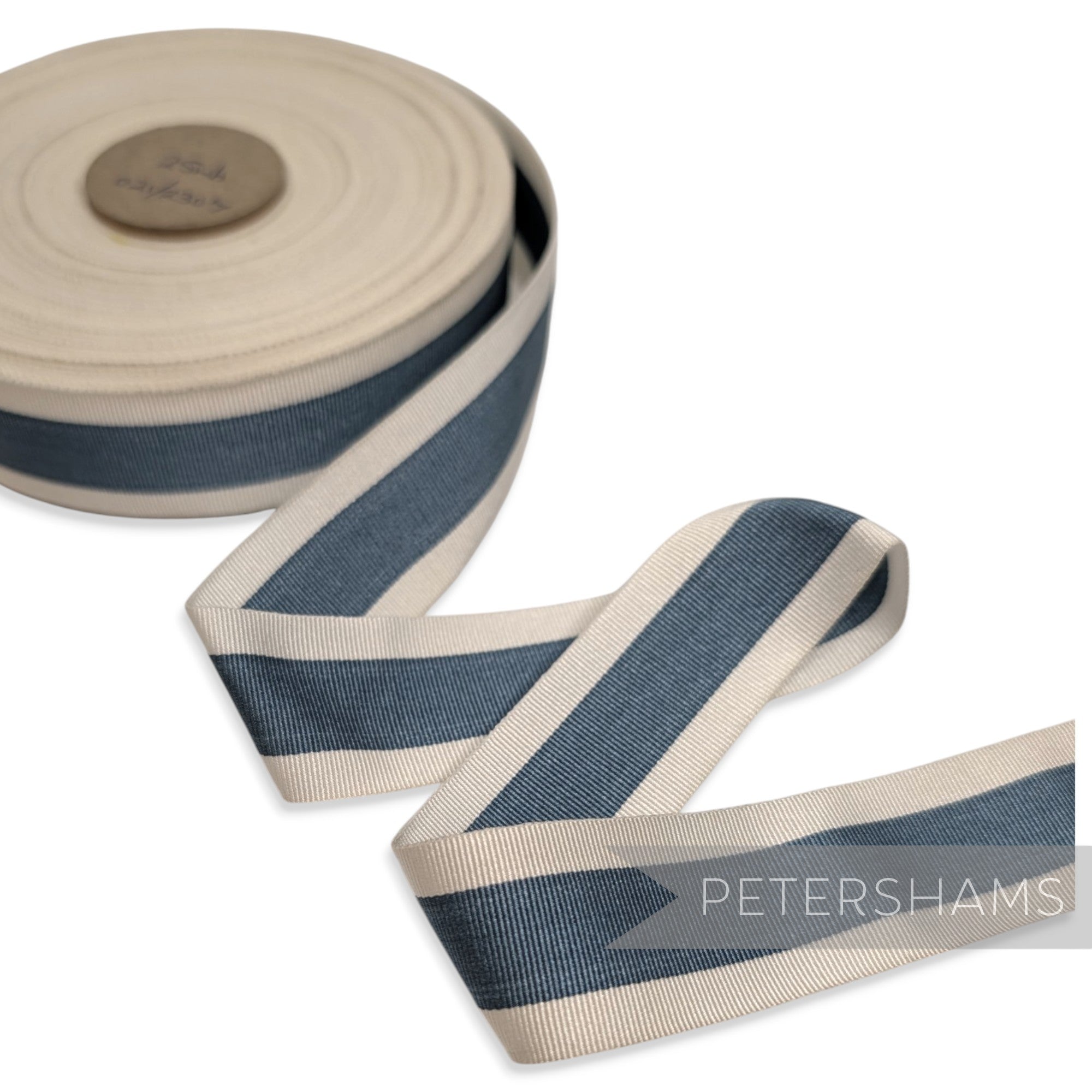 *Sale* IMPERFECT 30mm Classic Stripe Grosgrain - 25m Roll
