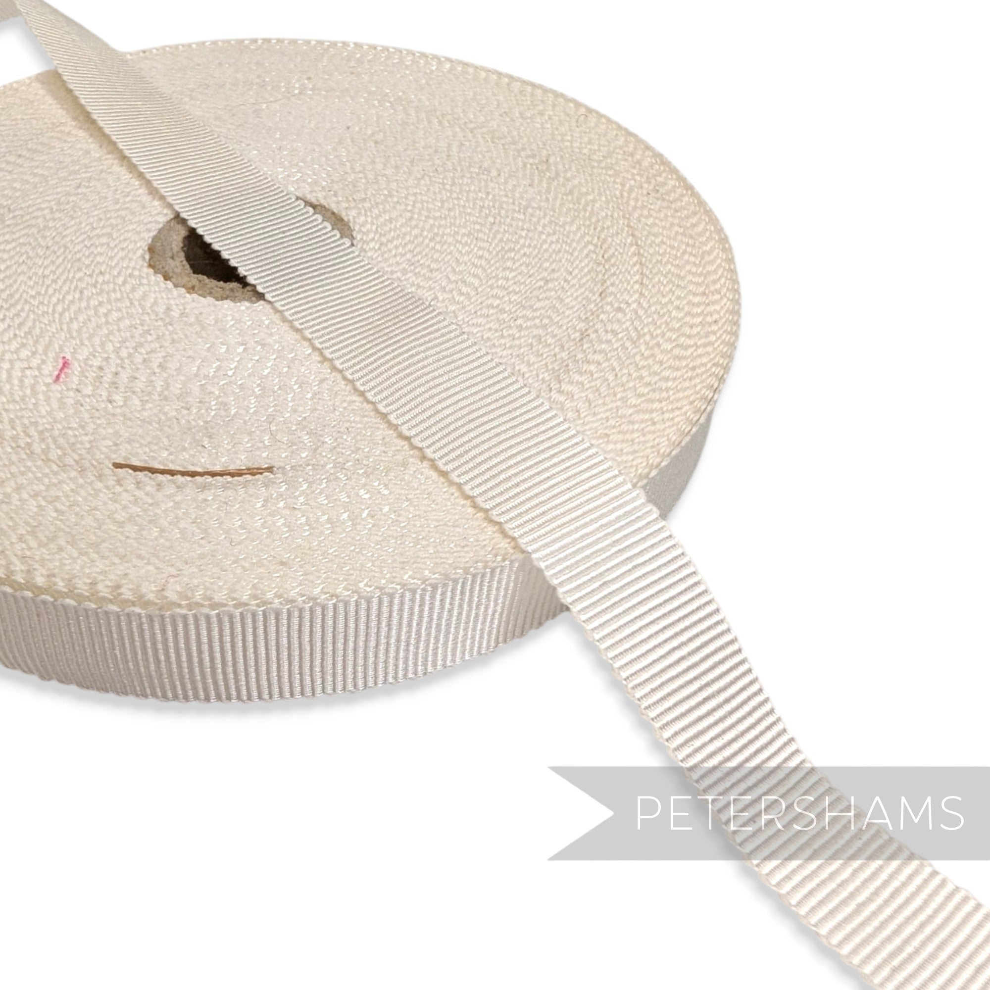 *Sale* Imperfect 17mm Rayon Petersham Ribbon