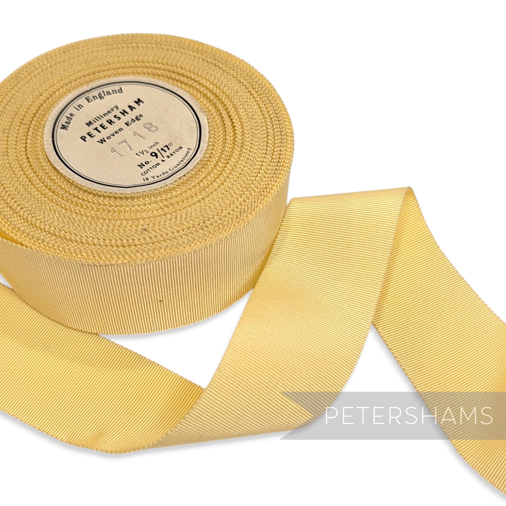 * Sale* IMPERFECT 38mm Vintage Petersham Ribbon - Approx. 16m