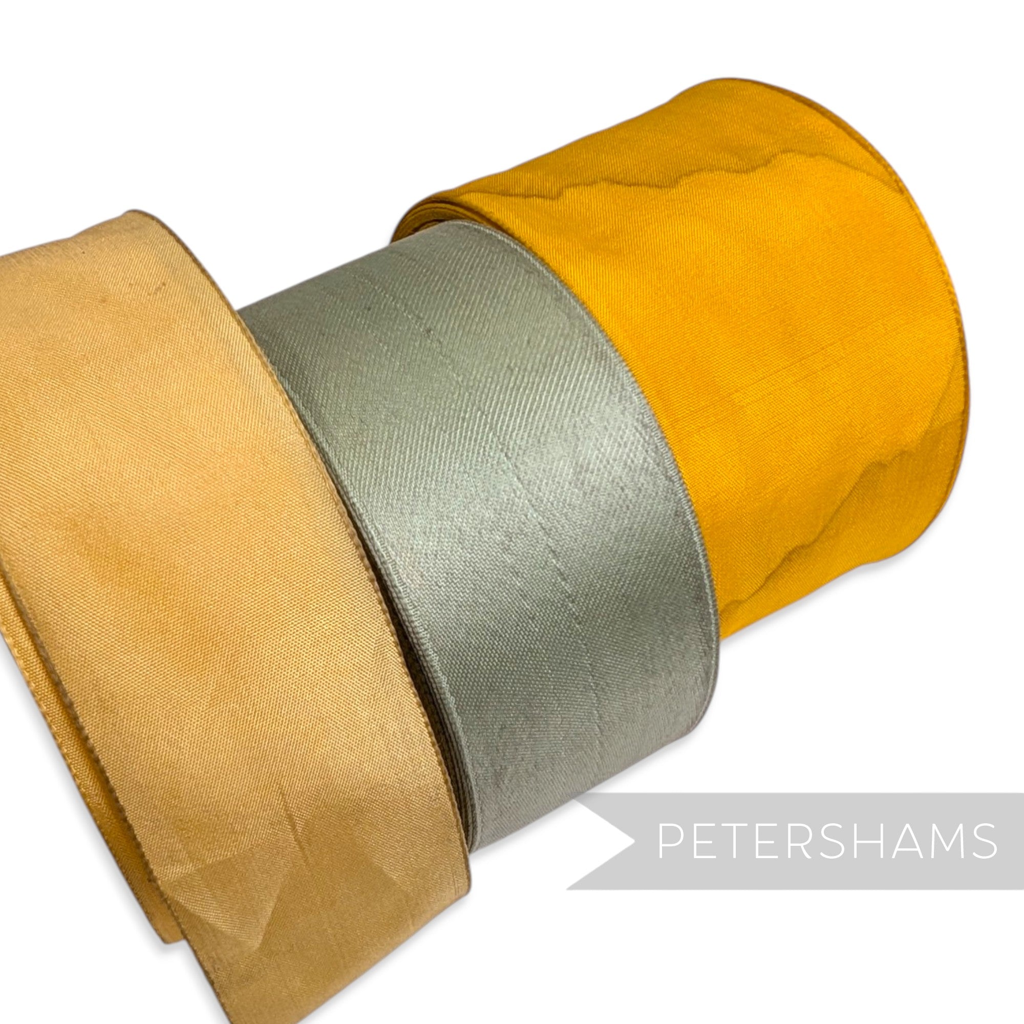 *Sale* IMPERFECT 3 Rolls Satin & Rayon Vintage French Ribbon Rolls