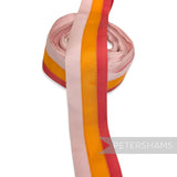 *Sale* IMPERFECT 40mm Triple Colour Petersham Ribbon - 6m Roll