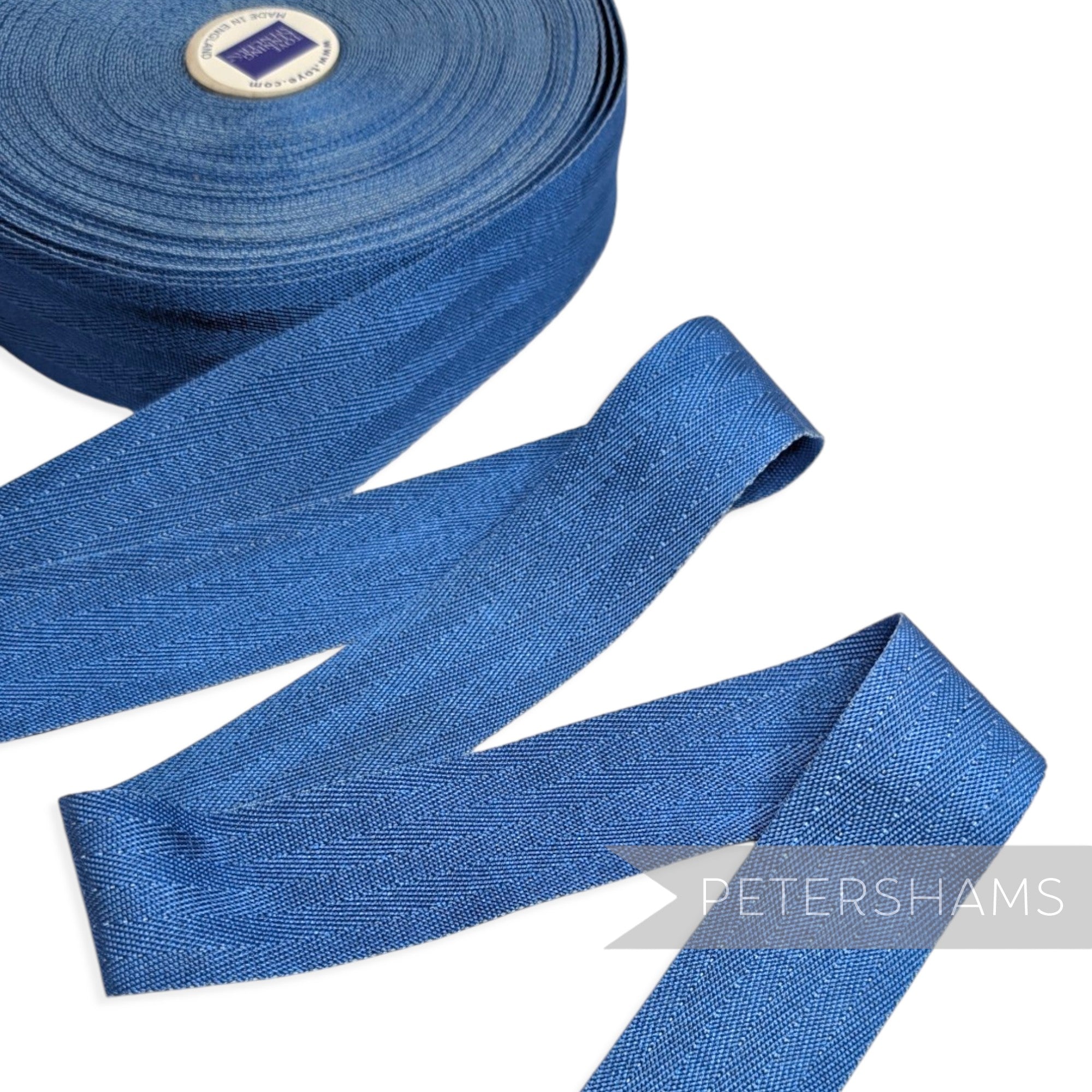 *Sale* WHOLE ROLL Herringbone Webbing/Ribbon - 25m