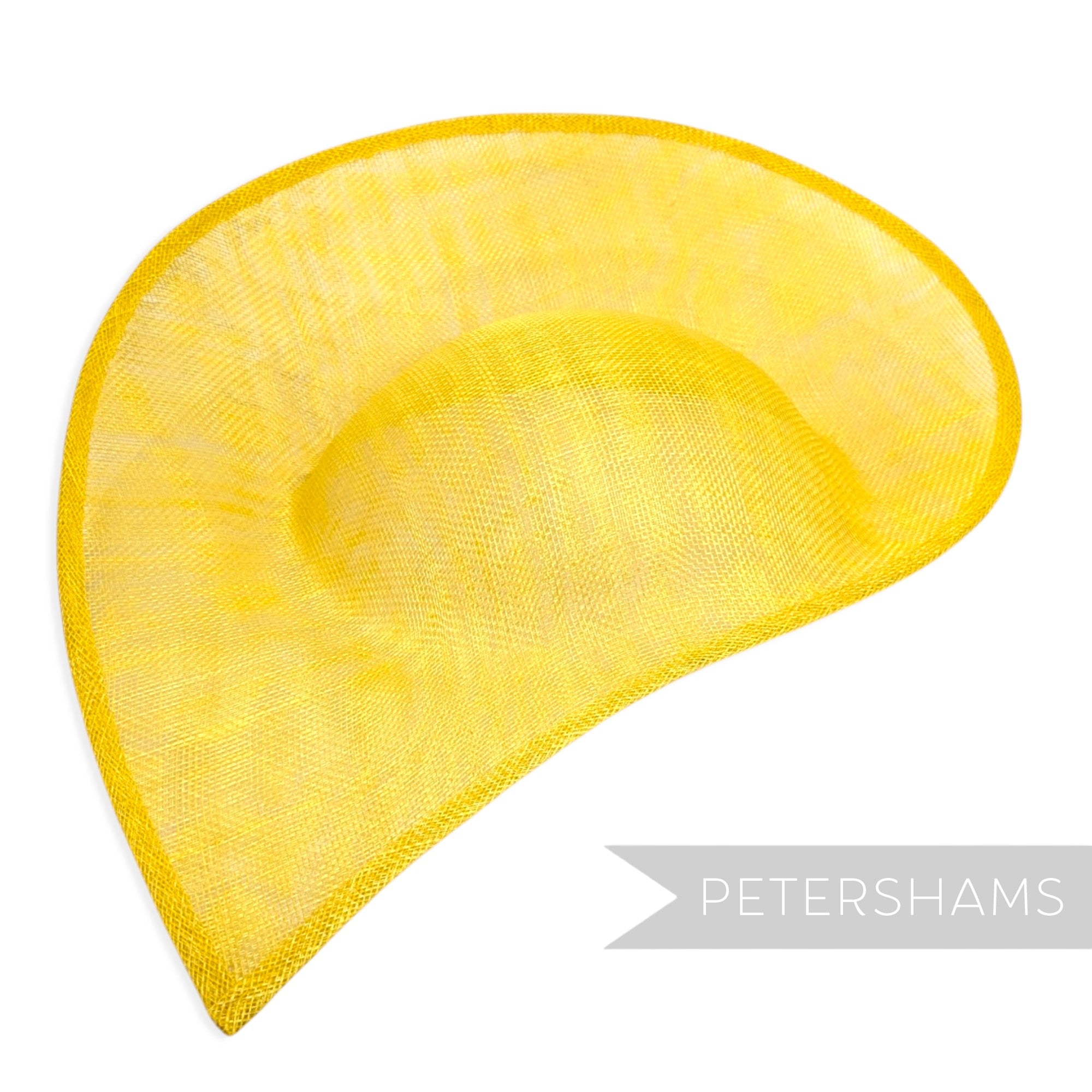 *Sale* XL Yellow Pointed Sinamay Base