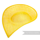 *Sale* XL Yellow Pointed Sinamay Base