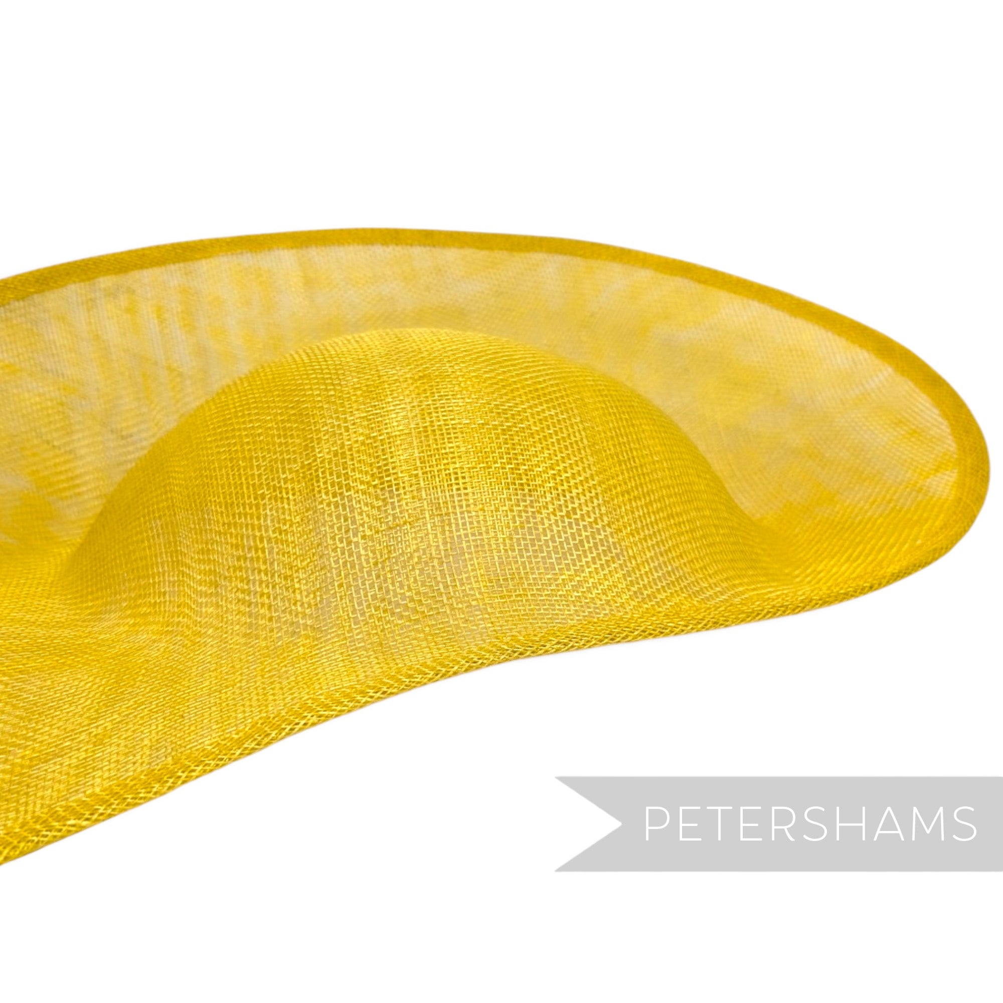 *Sale* XL Yellow Pointed Sinamay Base