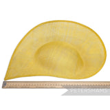 *Sale* XL Yellow Pointed Sinamay Base