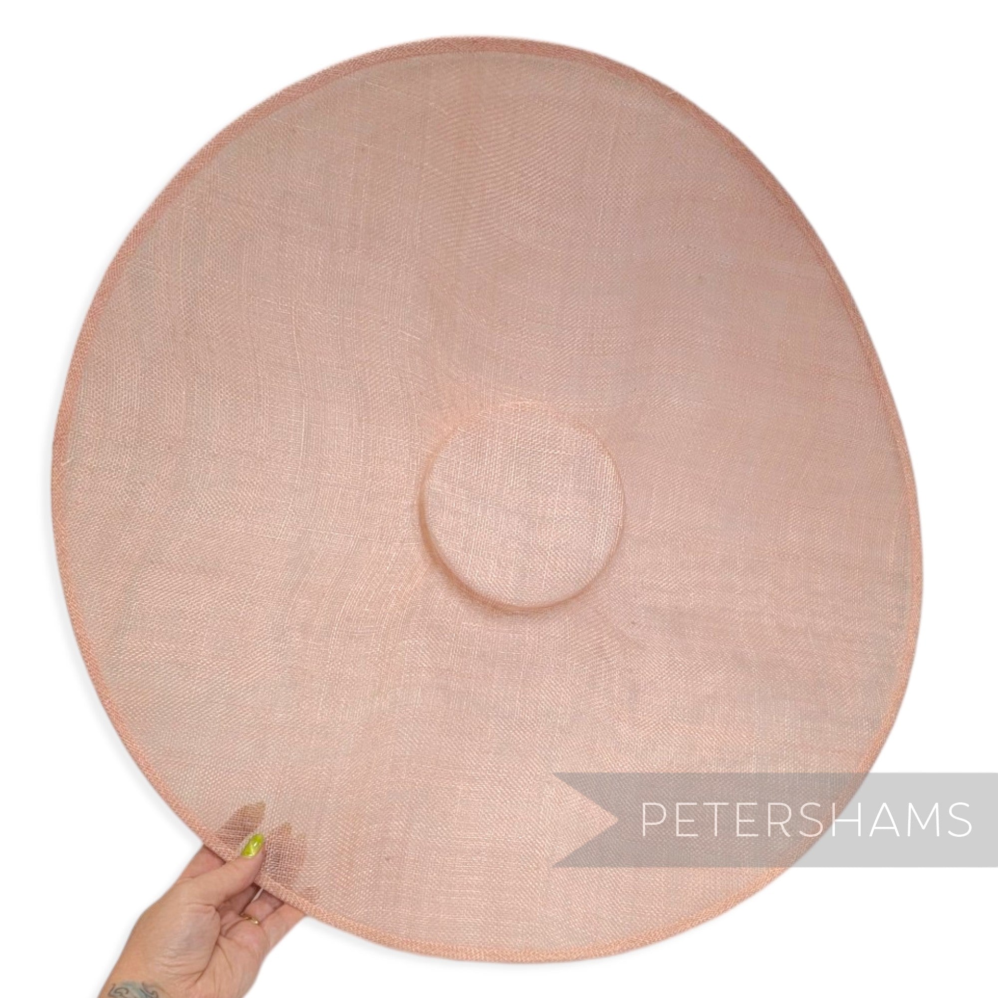 *Sale* Pale Pink Extreme Cartwheel Sinamay Hat Base