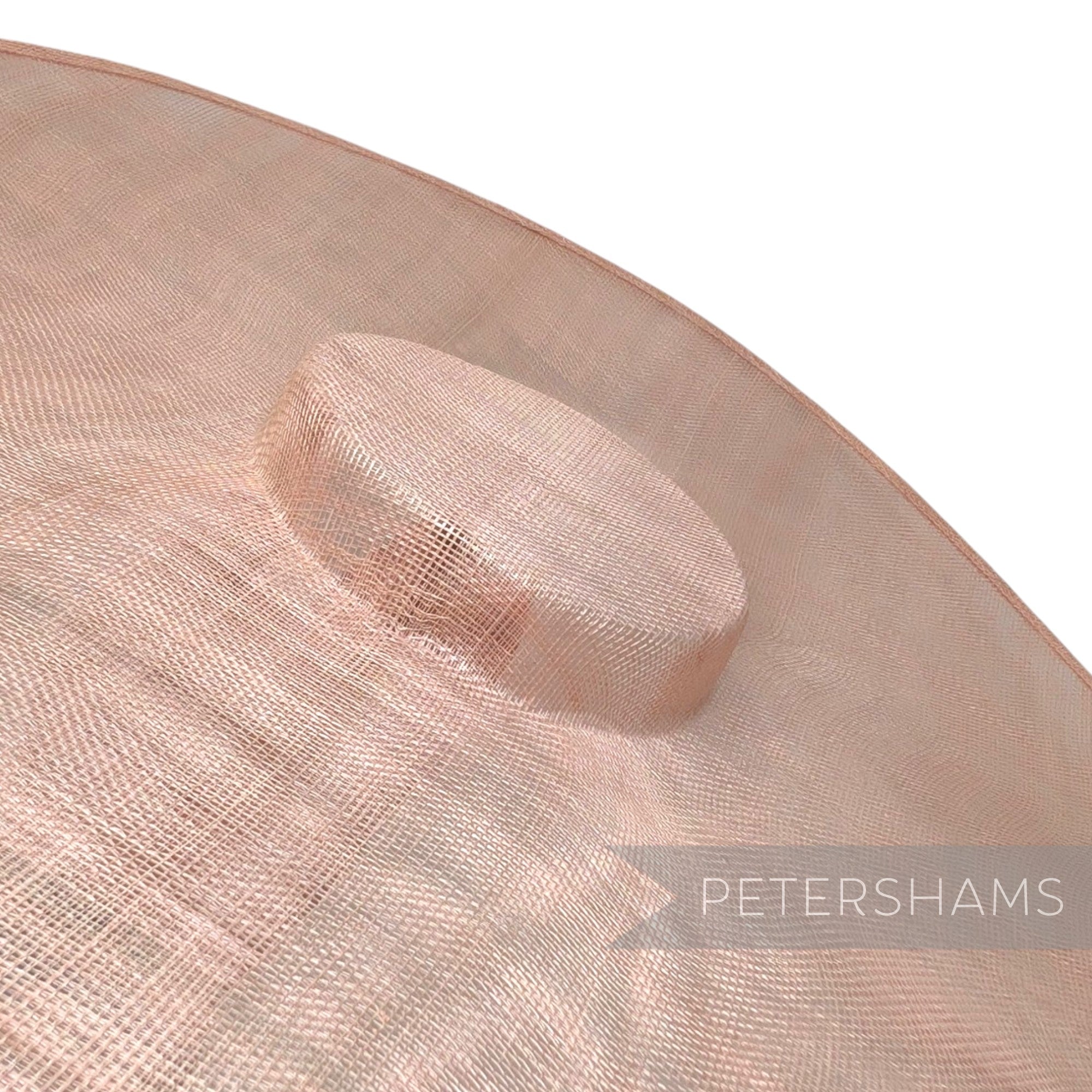 *Sale* Pale Pink Extreme Cartwheel Sinamay Hat Base