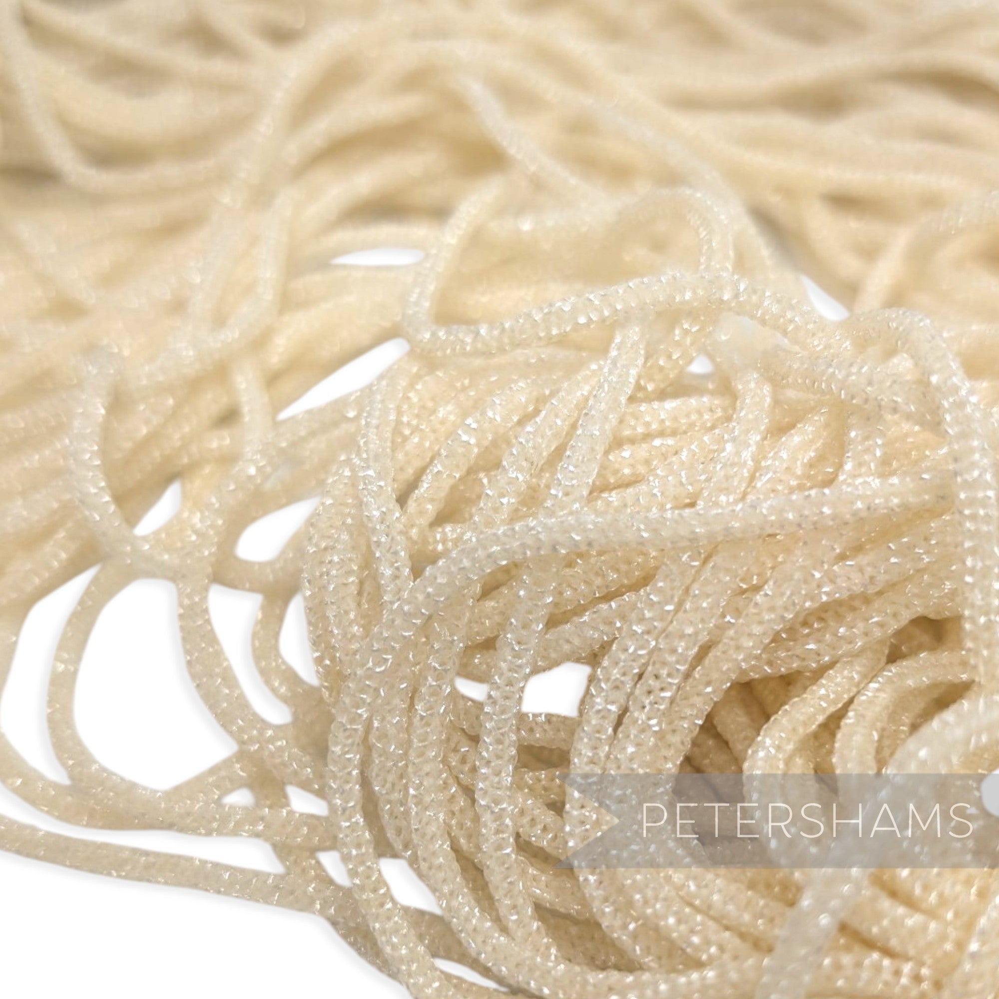 *Sale* GRUBBY Vintage 3mm Butter Yellow Lurex Trim - Approx. 40m