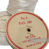 *Sale* GRUBBY Various White Satin Ribbons Reels - 100m+