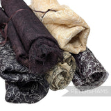 *Sale* BULK Chain Stitched Swirl Pattern Sinamay Fabric - Approx. 5m