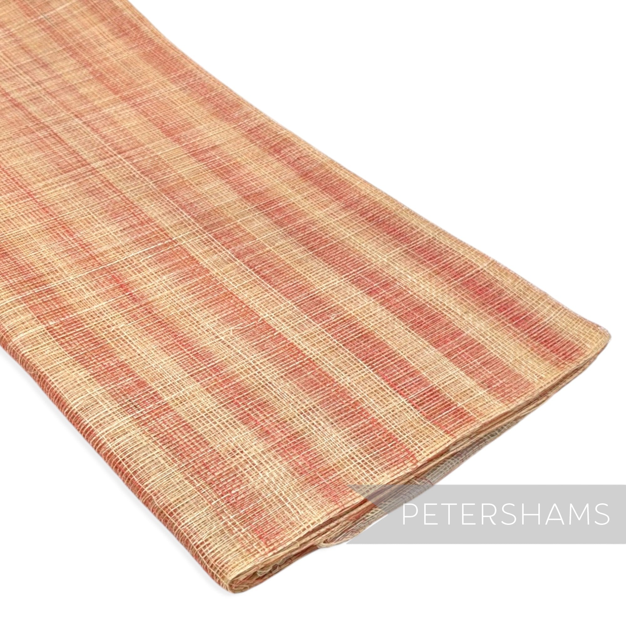 *Sale* BULK 48cm Wide Woven Stripe Sinamay Fabric - 8.5m