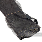 *Sale* BULK 45cm Satin Leaf Edged Sinamay - 8.5m