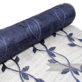 *Sale* WHOLE ROLL 45cm Applique Leaf Sinamay Fabric - 8.5m