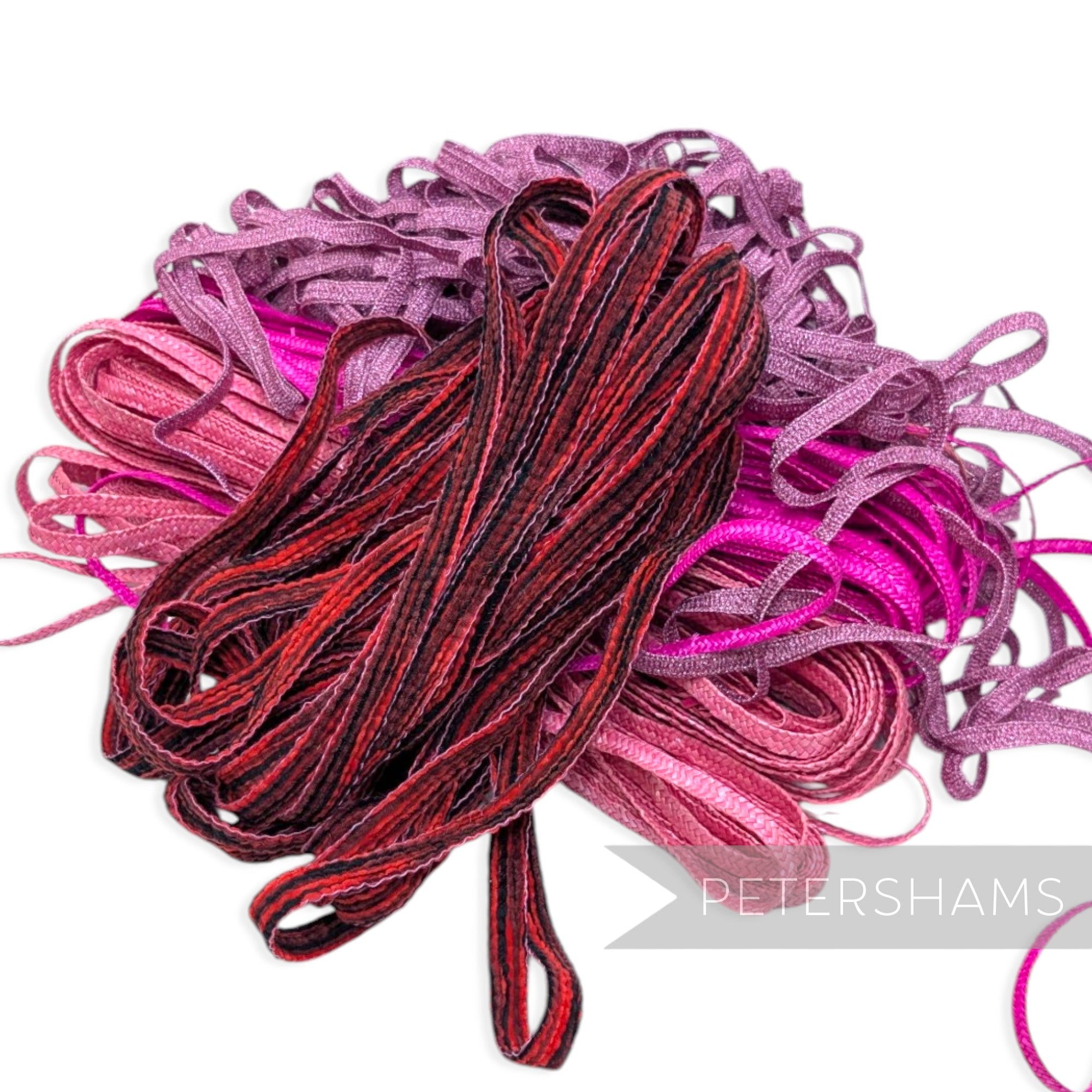 *Sale* HUGE 80m+ Millinery Braid Grab Bag - Pink
