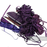 *Sale* HUGE 100m+ Millinery Braid Grab Bag - Purple