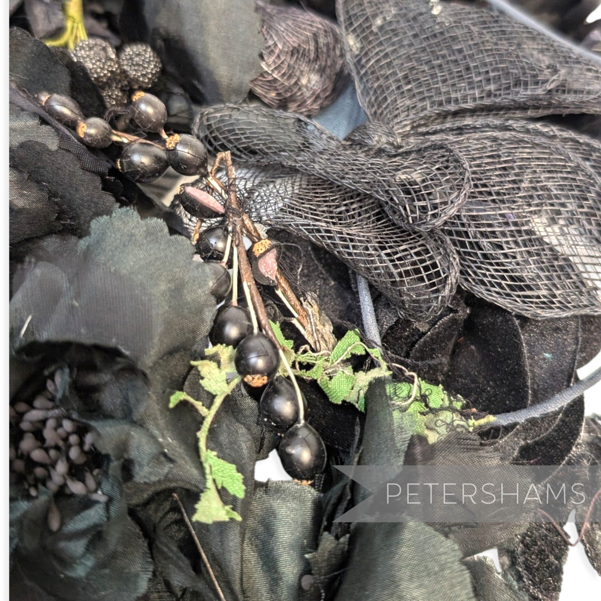 *Sale* IMPERFECT Big Bag of Flowers, Fruits & Leaves - Black