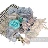 *Sale* IMPERFECT Big Bag of Flowers, Fruits & Leaves - Blue/Aqua