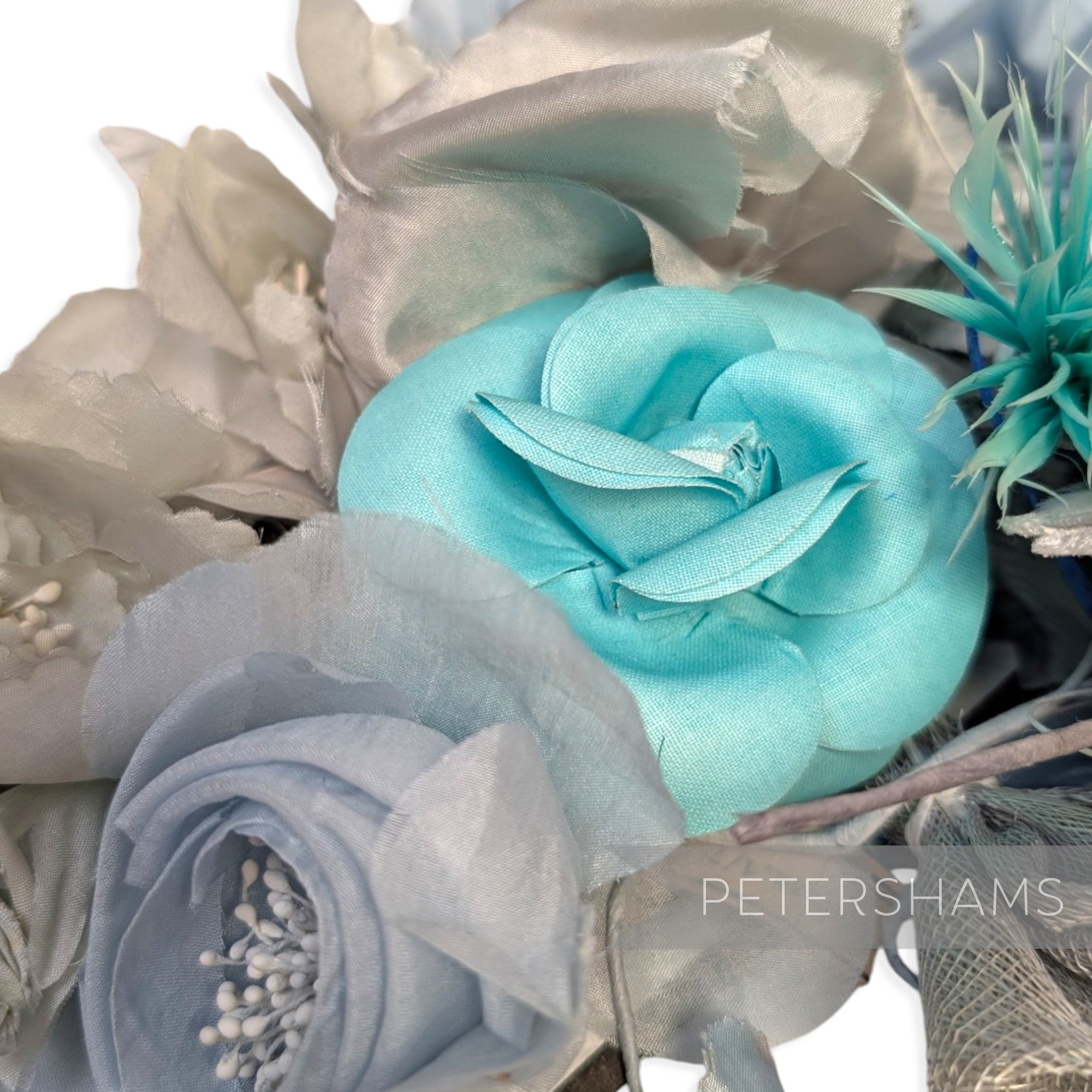 *Sale* IMPERFECT Big Bag of Flowers, Fruits & Leaves - Blue/Aqua