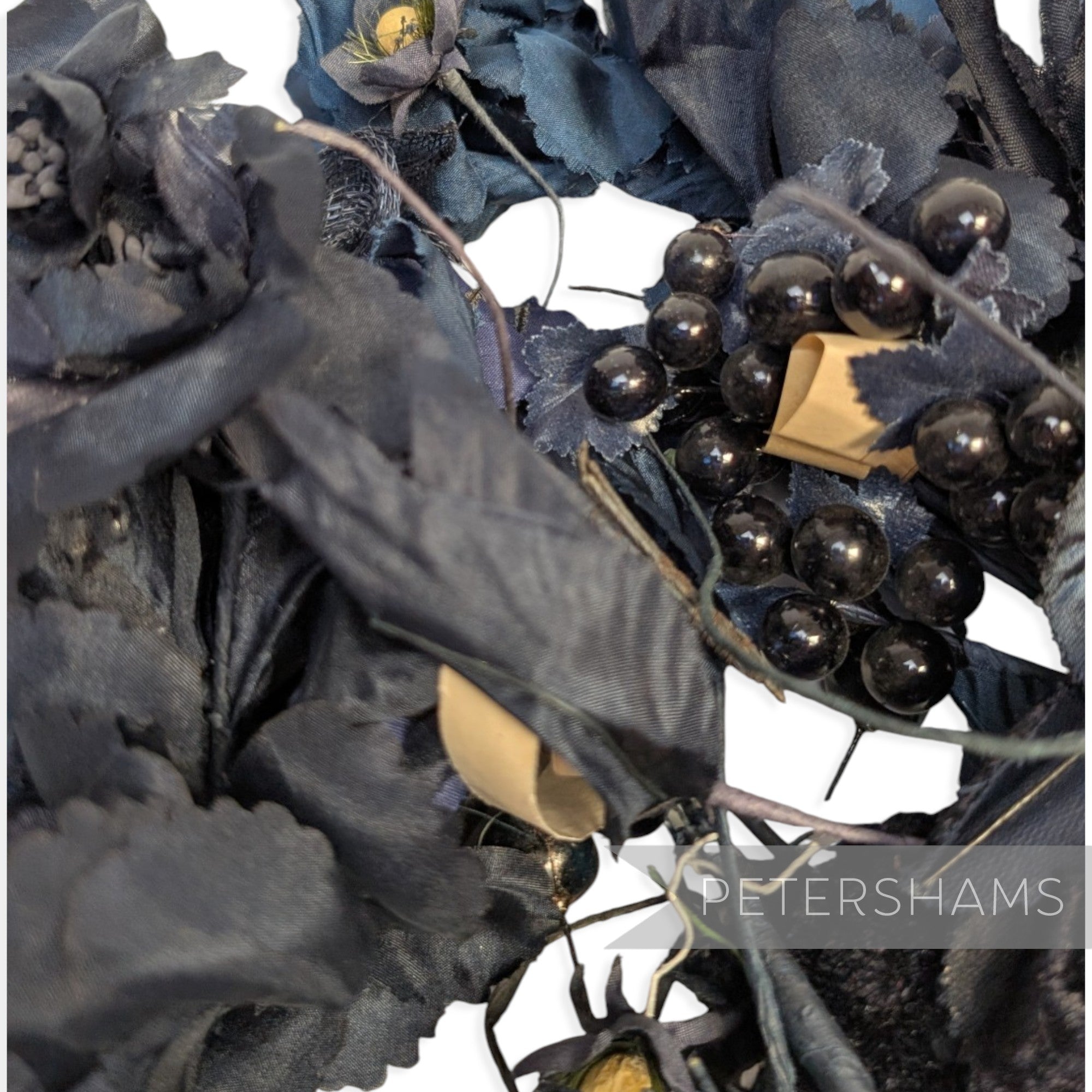*Sale* IMPERFECT Big Bag of Flowers, Fruits & Leaves - Navy