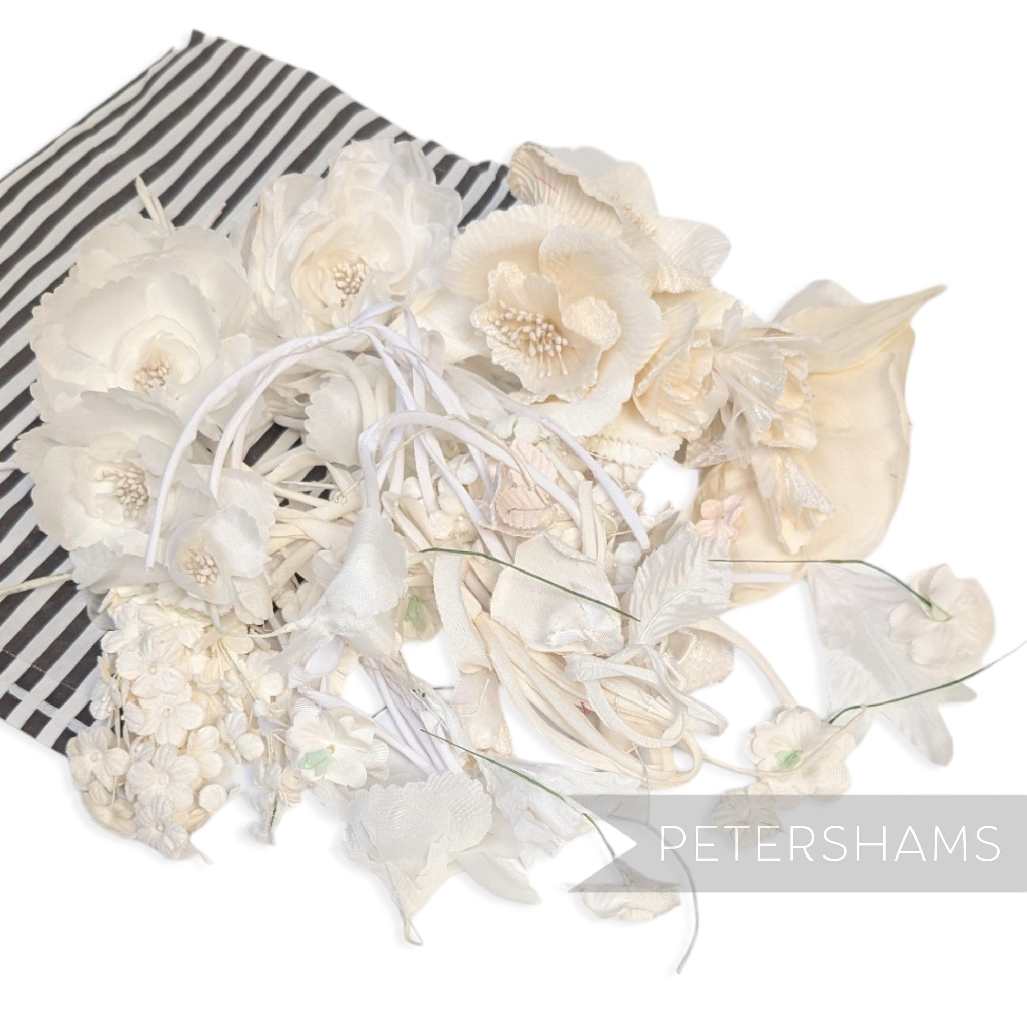 *Sale* IMPERFECT Big Bag of Flowers, Fruits & Leaves - Ivory/White