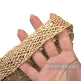 *Sale* WHOLE ROLL 4cm Lattice Weave Jute Braid - 45m