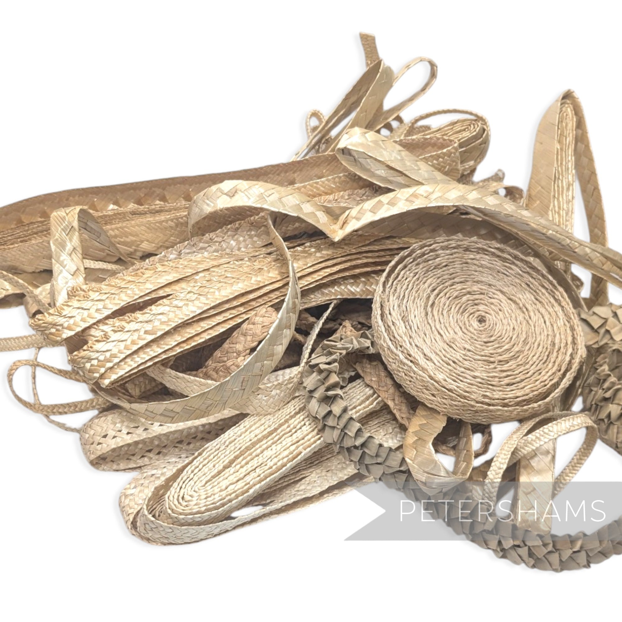 *Sale* HUGE 80m+ Millinery Braid Grab Bag - Natural